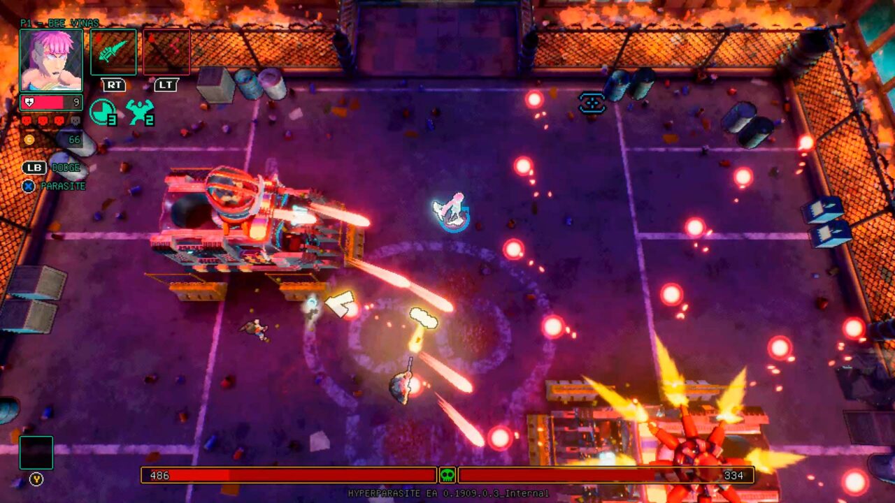 Hyper Parasite, un roguelite bastante pegadizo